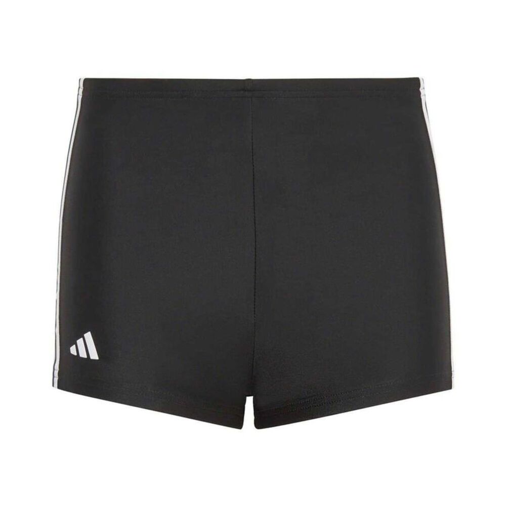 Adidas Childrens/Kids Classic 3 Stripes Regular Swim Shorts / Black/White